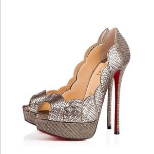 Christian Louboutin Silver Torsatoe